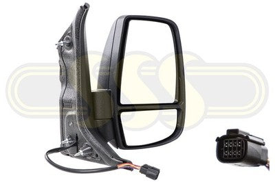 Ford Transit Door Mirror RH Electric With Auto Fold With Heater Short (05/19-On)