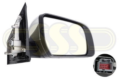 Mazda Bt50 Door Mirror Right Hand Chrome Chrome Electric No Auto (06/11-09/15)