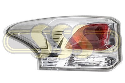 Mitsubishi Outlander Tail Lamp Left Hand Red/White No LED (10/12-12/14)