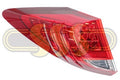 Honda Civic Tail Lamp Left Hand Tinted Red Tinted Red Last 8 Vin: (2012-2015)