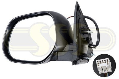 Mitsubishi Outlander Door Mirror Left Hand Electric Convex Glass (09/09-12/12)