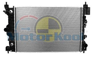 Holden Barina TM Radiator Plastic Aluminium 580 x 398 x 16 mm 35 / 35 mm