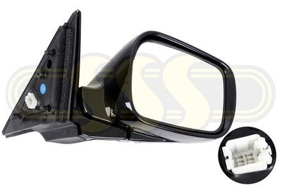 Honda Accord Door Mirror Right Hand Black Black Electric V6 No Auto (03/11-2013)