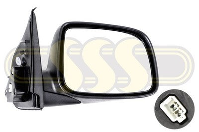 Isuzu Ira Door Mirror Right Hand Black Black Electric No Mirror (10/06-06/08)