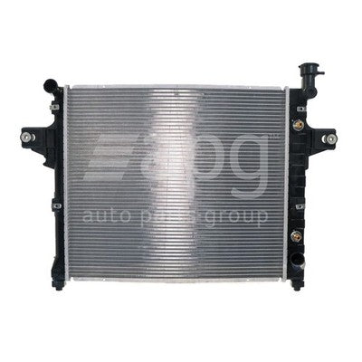 Jeep Grand cherokee WG Radiator Plastic Aluminium 588 x 524 x 28 mm 38 / 38 mm