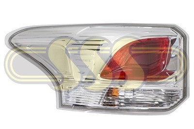 Genuine Mitsubishi Outlander Tail Lamp Left Hand Red/White No LED (10/12-12/14)