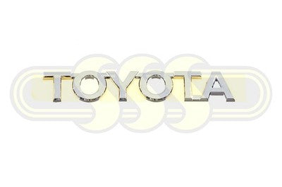 Genuine Toyota Corolla 94-On Badge/Logo *Toyota* On Boot Lid (04/10-11/13)