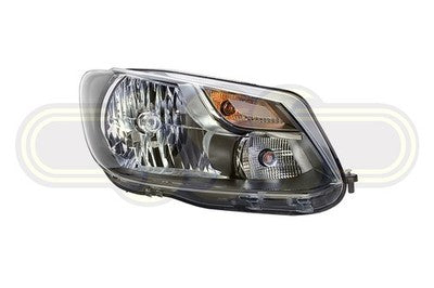 Volkswagen Caddy Van Head Lamp Right Hand Amber Globe On Top H/Li (08/10-05/15)