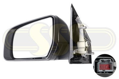 Mazda Bt50 Door Mirror Left Hand Black Black Electric No Auto Fold (2018-09/20)