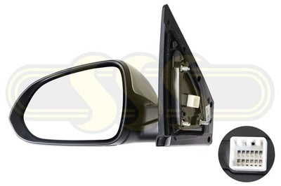 Genuine Kia Rio Door Mirror Left Hand Assembly With Mirror Light Type (05/20-On)