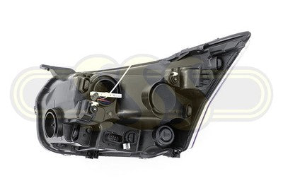 Ford Transit Head Lamp Right Hand Black (01/14-05/19)