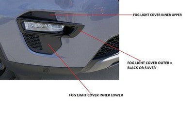 Genuine Land Rover Discovery Sport Fog Lamp Cover Left Hand Black (2017-08/19)
