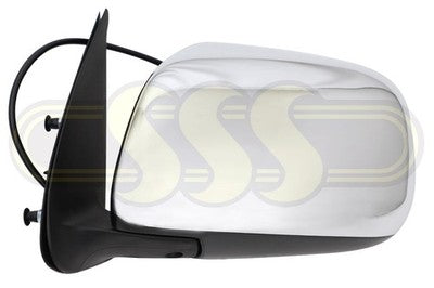 Toyota Hilux 1988-On Door Mirror Left Hand Chrome Chrome -6/10 (08/08-04/12)