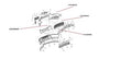 Genuine Holden Captiva Bar Cover Insert Front Black (01/11-2014)