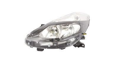 Renault Clio Head Lamp Right Hand Black No Projector Black -1/11 No (04/09-2014)