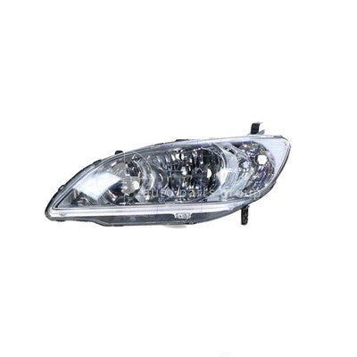 Genuine Honda Civic 7th Gen Head Lamp LH Halogen Manual Adjust (02/02-02/06)