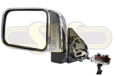 Nissan / Datsun Navara Ute Door Mirror Left Hand Chrome Electric (01/08-2018)