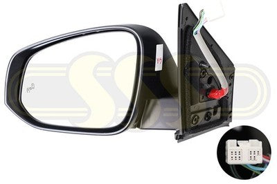 Genuine Toyota Rav4 Door Mirror Body Left Hand With Blind Spot (10/15-12/18)