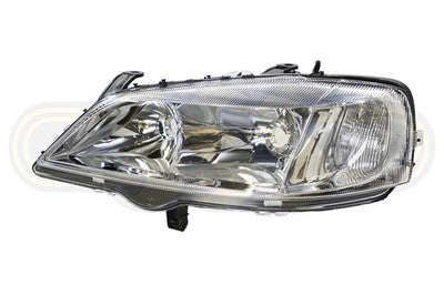 Holden Astra Head Lamp Left Hand Chrome Reflecto (11/01-2005)