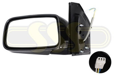 Mitsubishi Lancer Door Mirror Left Hand Black Electric (08/06-06/07)