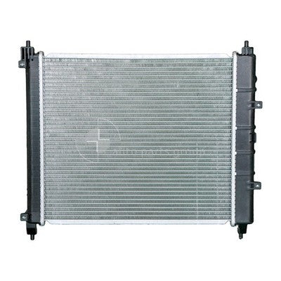 Nissan Micra K13 Radiator Plastic Aluminium 450 x 405 x 16 mm 28 / 28 mm
