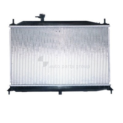 Hyundai Accent MC Radiator Plastic Aluminium 370 x 628 x 16 mm 33 / 33 mm