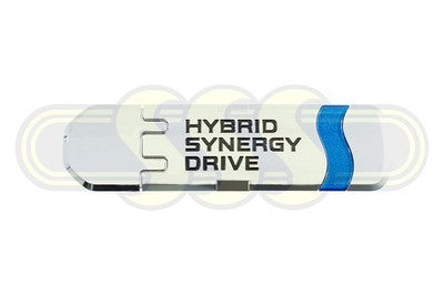 Genuine Toyota Prius 5Dr Hatch Badge/Logo *Hybrid Synergy* On Tail (12/11-11/15)