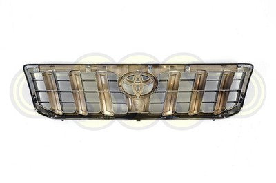 Genuine Toyota Landcruiser Prado Grille Chrome/Grey Chrome/Grey (10/02-08/09)