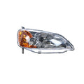 Honda Civic 7th Gen Head Lamp RH Halogen Manual Adjust (11/01-02/02)