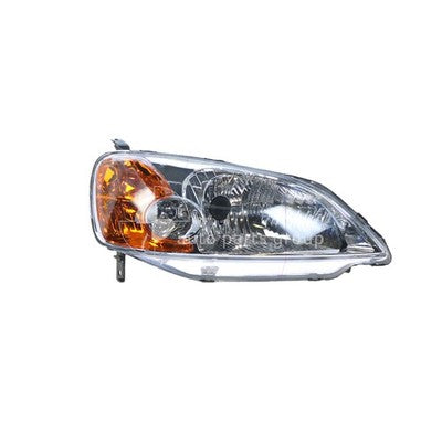 Honda Civic 7th Gen Head Lamp RH Halogen Manual Adjust (11/01-02/02)