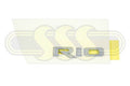 Genuine Kia Rio Badge/Logo Rear *Rio* On T.Gate (05/20-On)