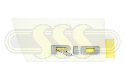 Genuine Kia Rio Badge/Logo Rear *Rio* On T.Gate (05/20-On)