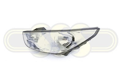 Hyundai Ix35 Head Lamp Left Hand DEPO 8/13, No Light Bar DEPO (11/09-05/15)