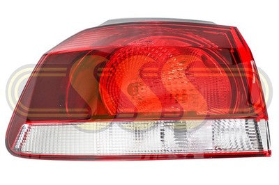 Volkswagen Golf Tail Lamp Left Hand 5Door No LED Not For R Type (12/09-10/13)