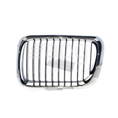 BMW 3 Series E36 Grille LH Chrome/Black (05/91-09/00)