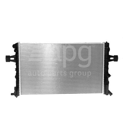 Holden Astra TS/TT Radiator Plastic Aluminium 600 x 368 x 26 mm 35 / 35 mm
