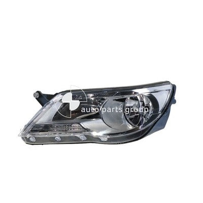 Volkswagen Tiguan 5N Head Lamp LH Halogen Electric Adjust (08/08-10/11)