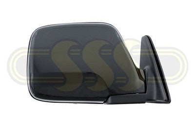 Toyota Landcruiser Door Mirror Right Hand Black Manual (05/90-03/98)