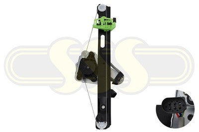 BMW 3Series Sedan Door Window Regulator Left Hand Rear (09/08-06/12)