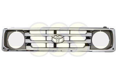 Genuine Toyota Landcruiser Grille Black/Chrome (10/99-01/07)