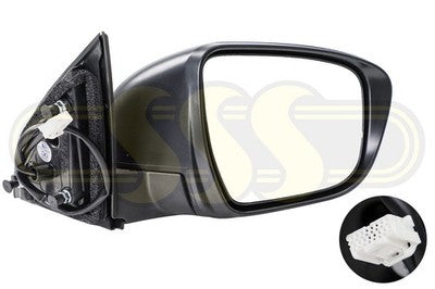 Nissan / Datsun Qashqai Door Mirror Right Hand Assembly No Auto (01/14-08/17)