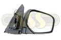 Mitsubishi Challenger Door Mirror Right Hand Black Black Electric (09/09-05/13)