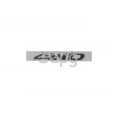 Genuine Isuzu Ute MU-X Series 1/Series 2 Lift Gate Emblem (12/13-04/20)