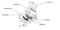 Genuine Mazda Mazda6 Grille Mould Left Hand Lower (03/18-On)