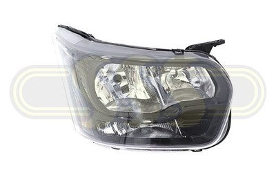 Ford Transit Head Lamp Right Hand Black (01/14-05/19)