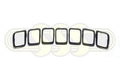 Jeep Compass Grille Ring Black Black Trailhawk, 7Pcs (01/17-10/20)