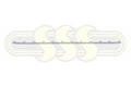 Genuine Kia Picanto Bar Mould Rear (03/17-05/20)