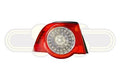Volkswagen Eos Tail Lamp Left Hand Clear Red (02/07-05/11)