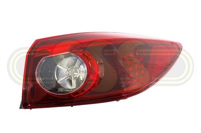 Mazda Mazda3 Tail Lamp Right Hand DEPO Sedan With LED (09/13-07/16)