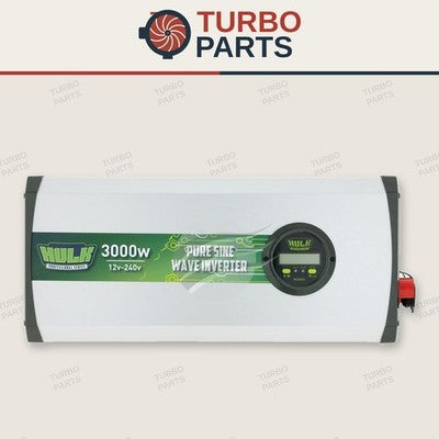 Pure Sine Wave Inverter 3,000w 12VDC to 240VAC True Sine Wave Hulk Professional